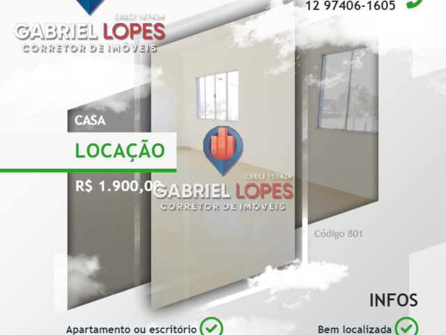 #801 - Casa para Locação em Caraguatatuba - SP - 1